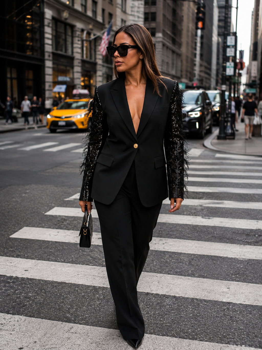 Midnight Glam Sequin Blazer