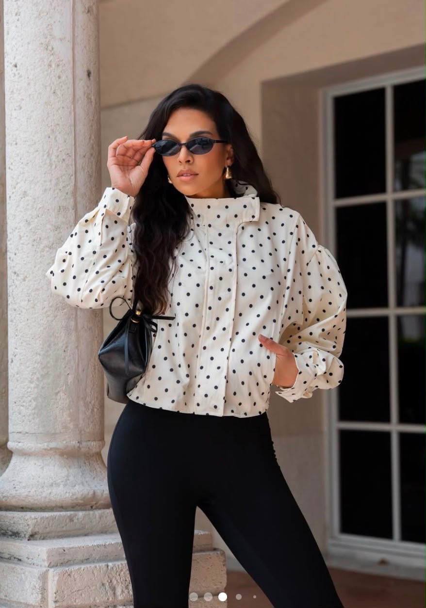 Monroe Polka Dot Luxe Set