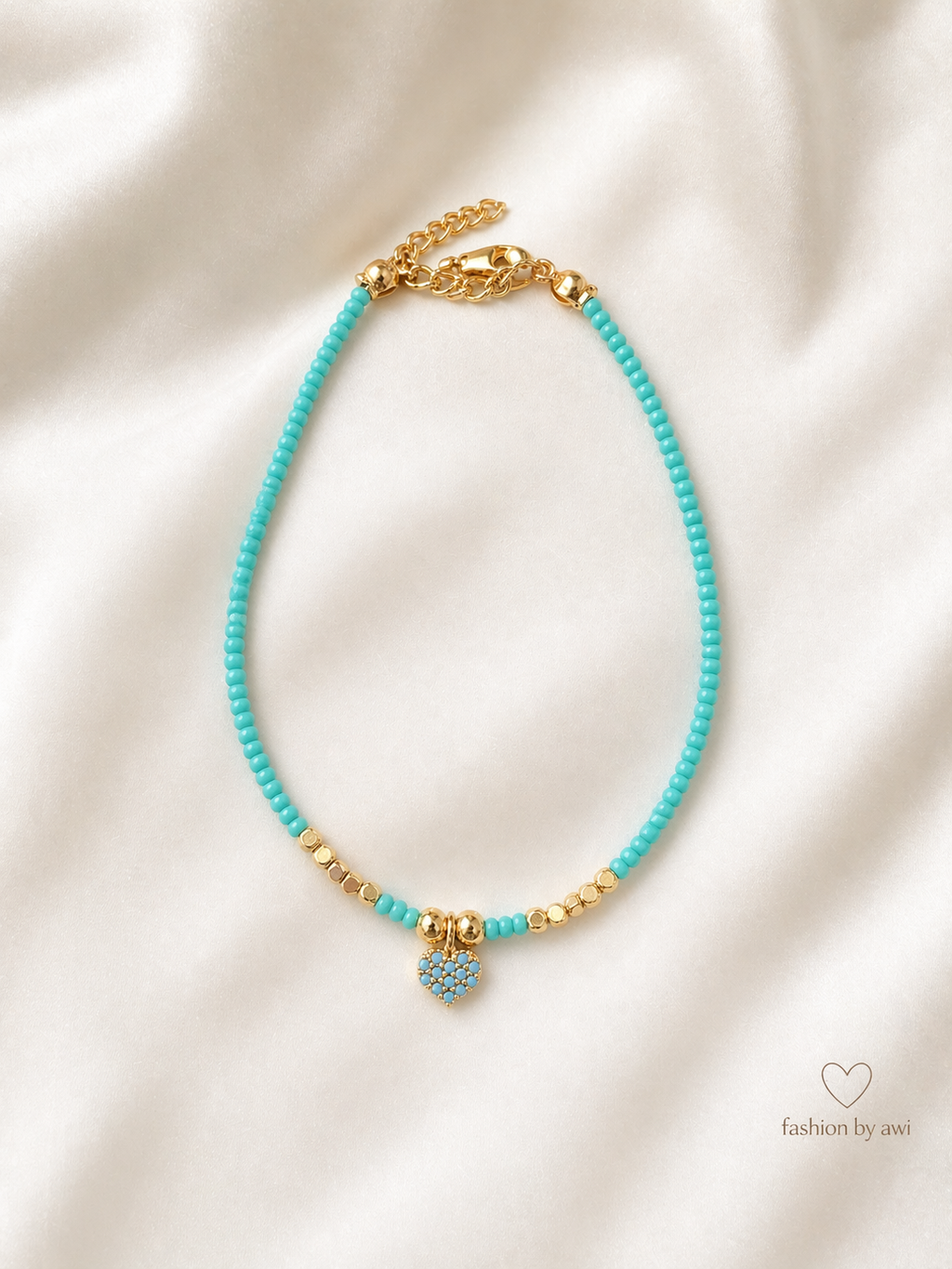 Turquoise Charm Bracelet Set