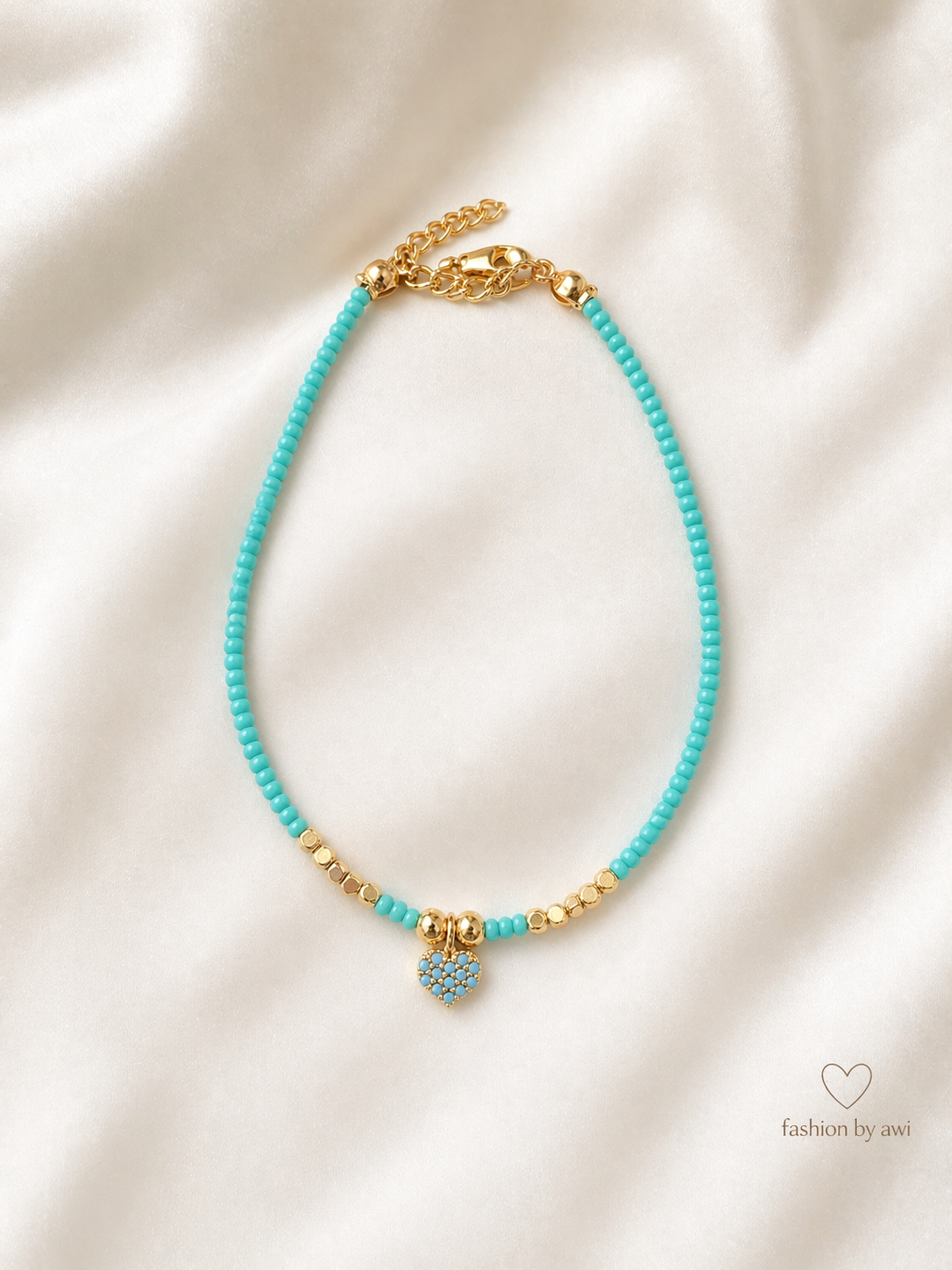 Turquoise Charm Bracelet Set
