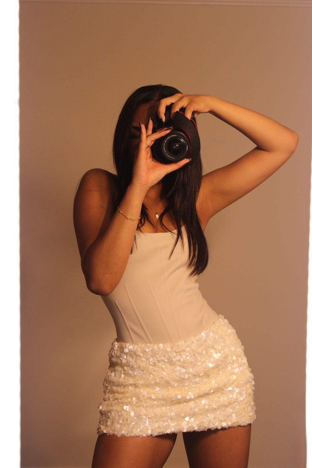 Luxe Glow Sequin Mini Skirt
