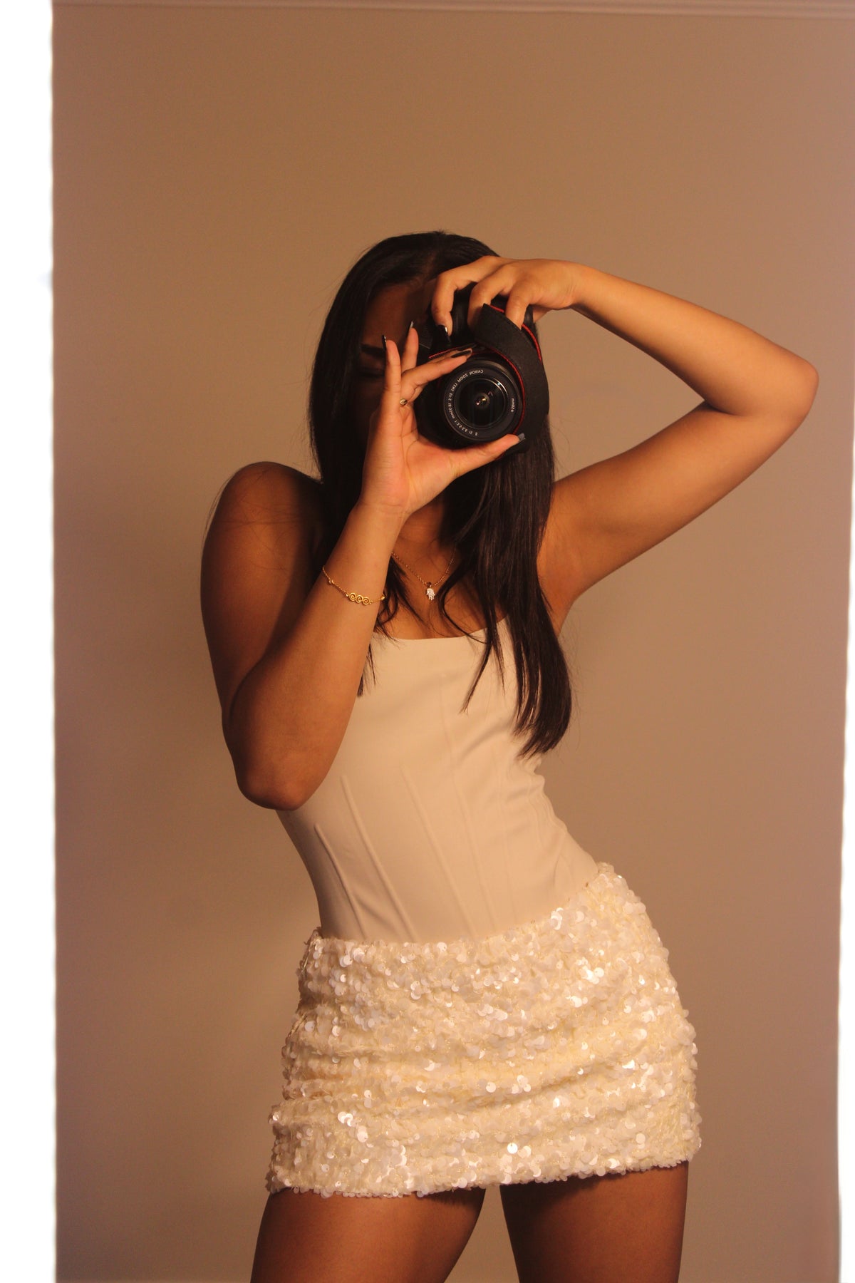 Luxe Glow Sequin Mini Skirt
