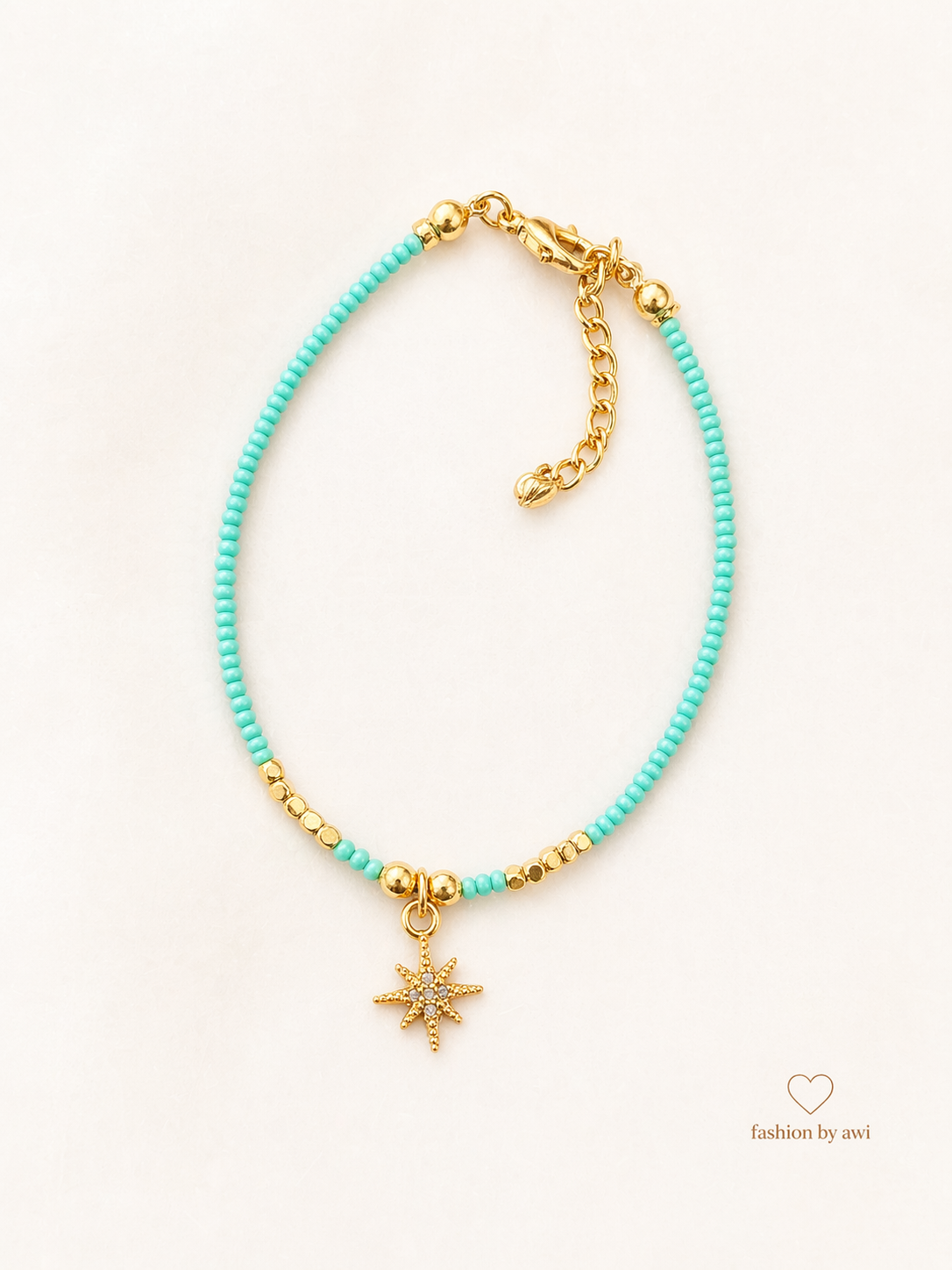 Turquoise Charm Bracelet Set