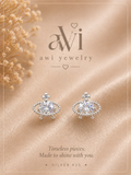 Orbit Crystal Stud Earrings