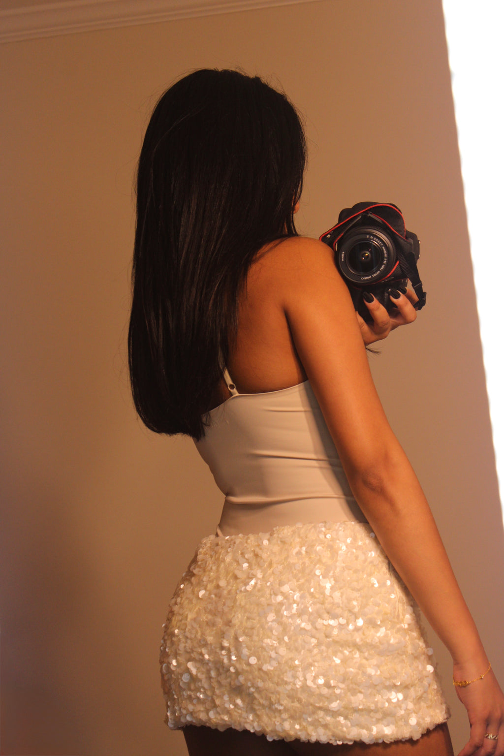 Luxe Glow Sequin Mini Skirt