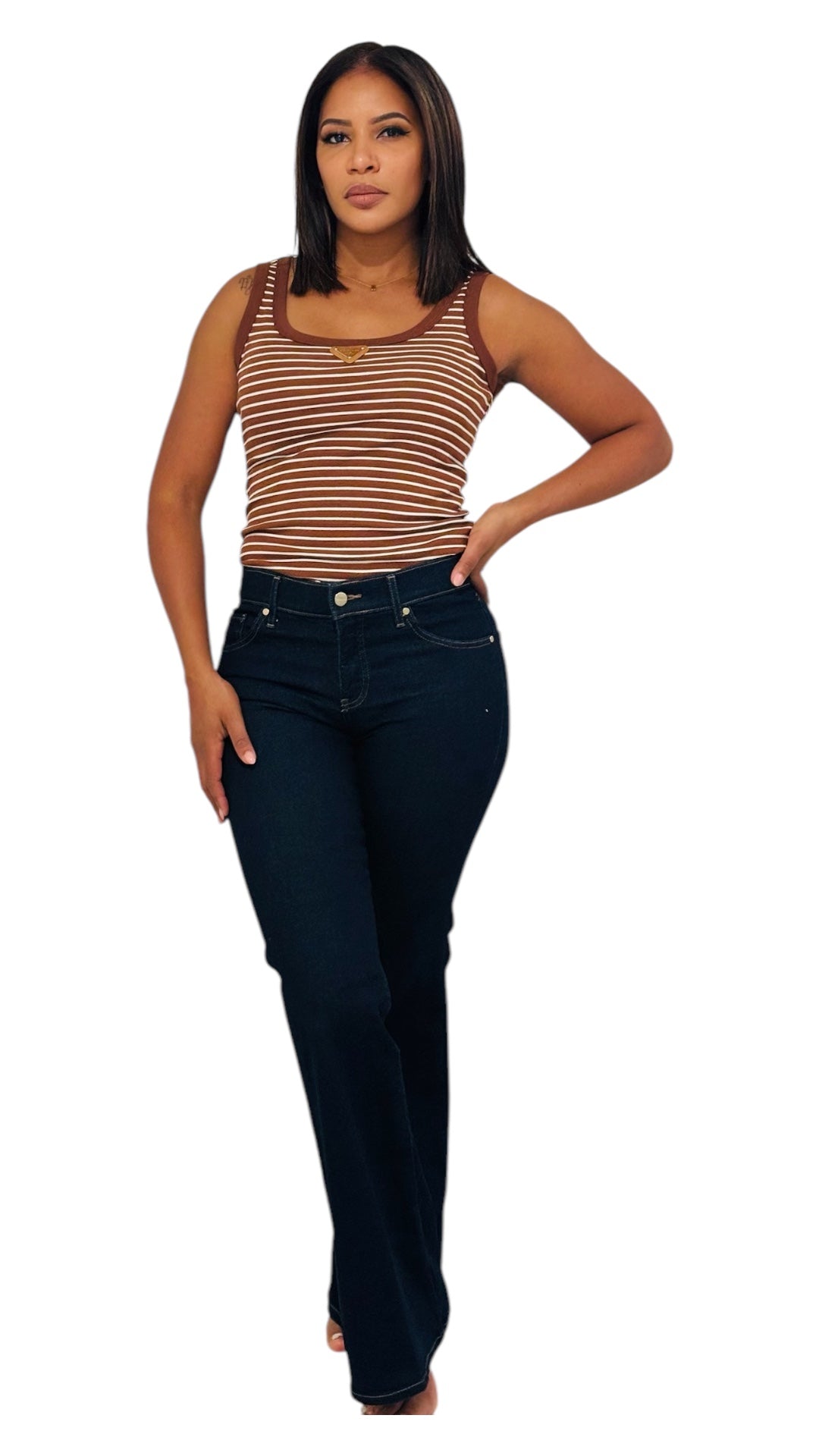 Sailor Chic Striped Tank image 2
