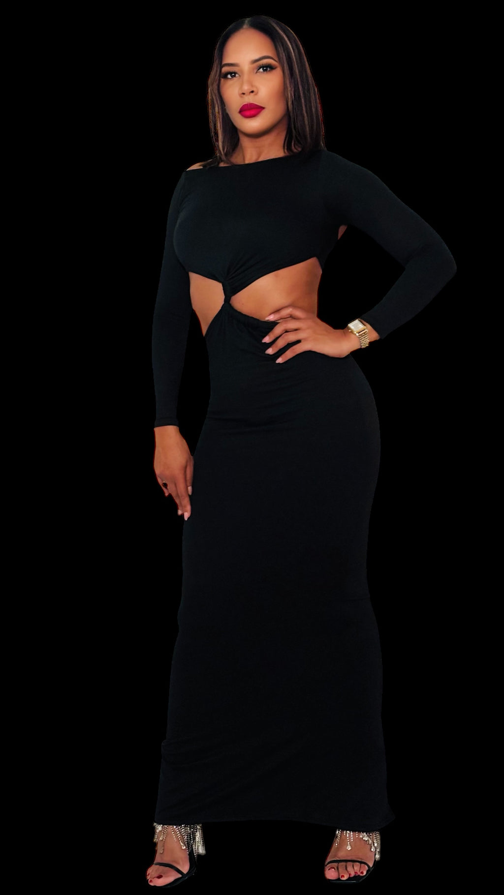 Midnight Hour Cutout Dress image 1