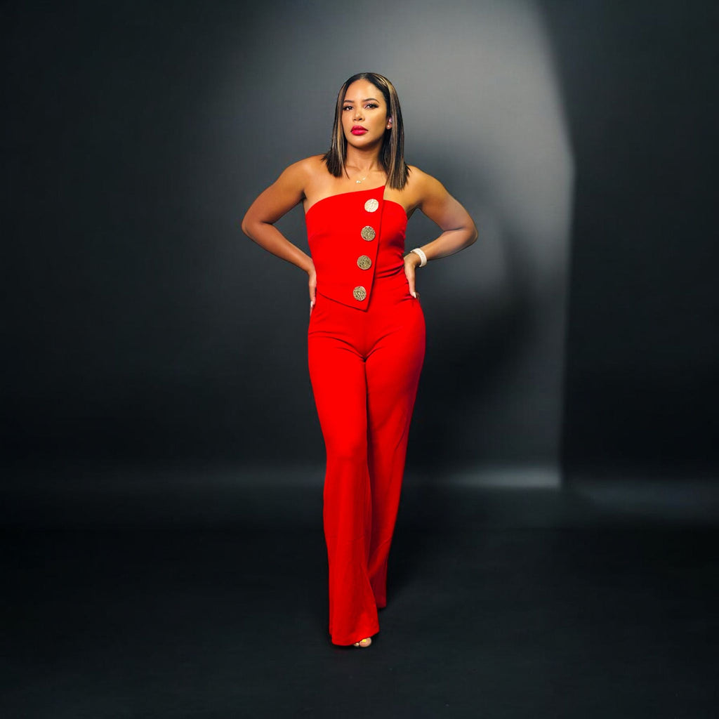 Red Siren Jumpsuit image 2