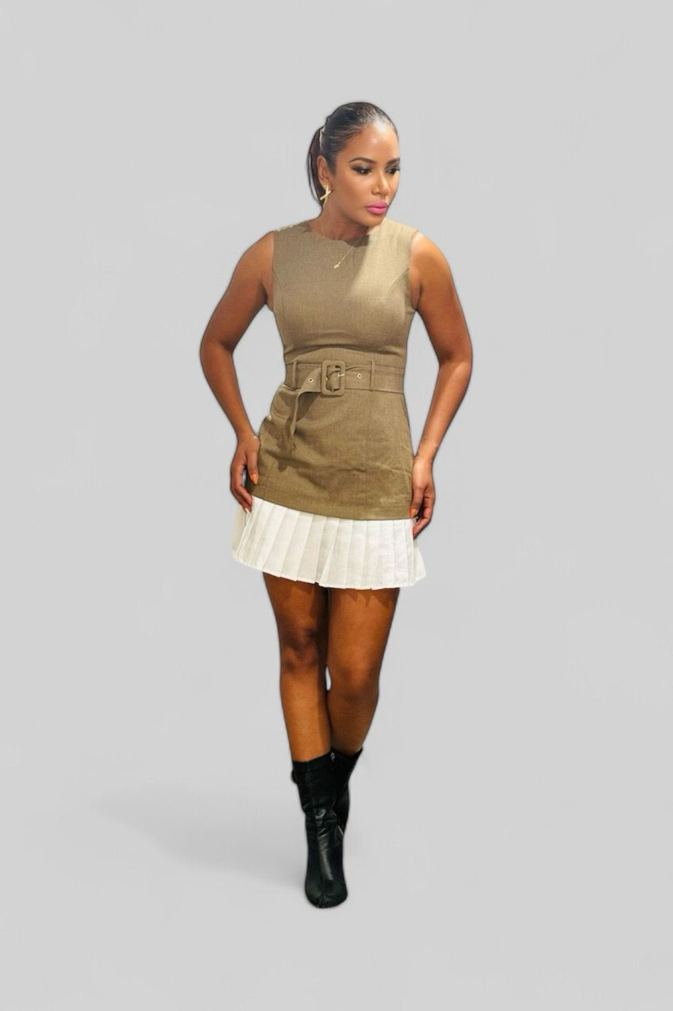 Pleated Edge Dress image 0