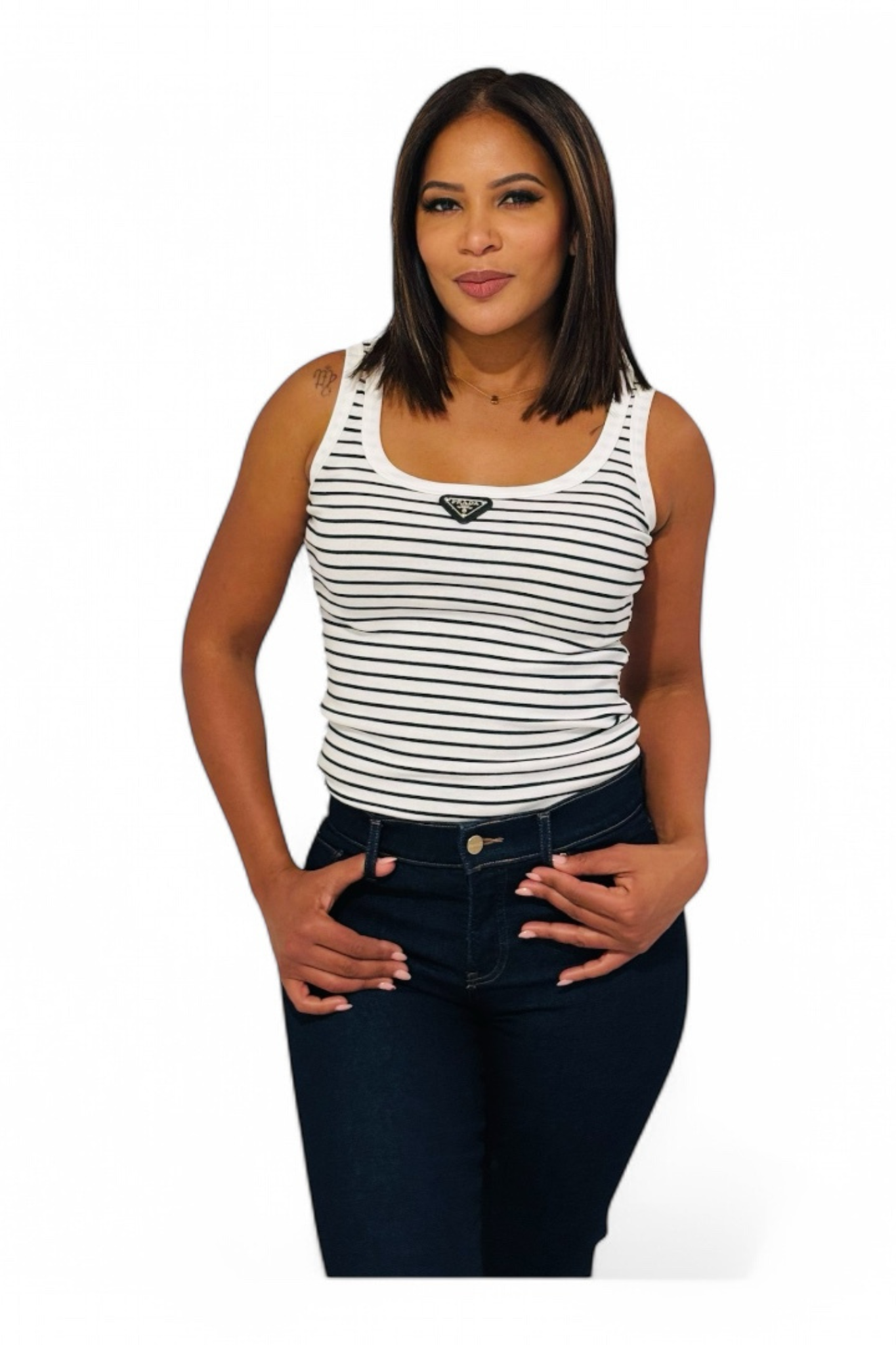 Sailor Chic Striped Tank image 0