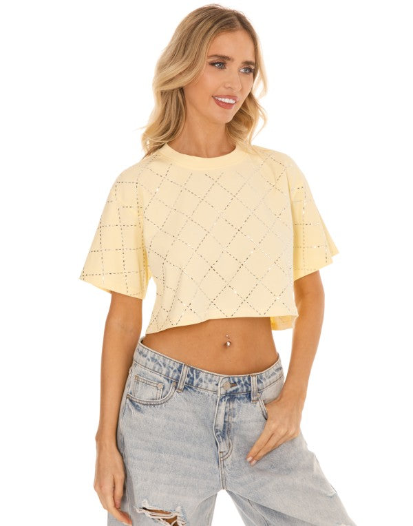 ✨ Starlight Sparkle Crop Top