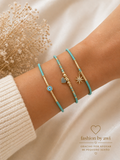 Turquoise Charm Bracelet Set