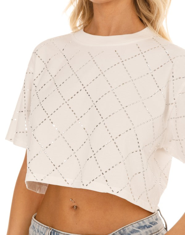 ✨ Starlight Sparkle Crop Top