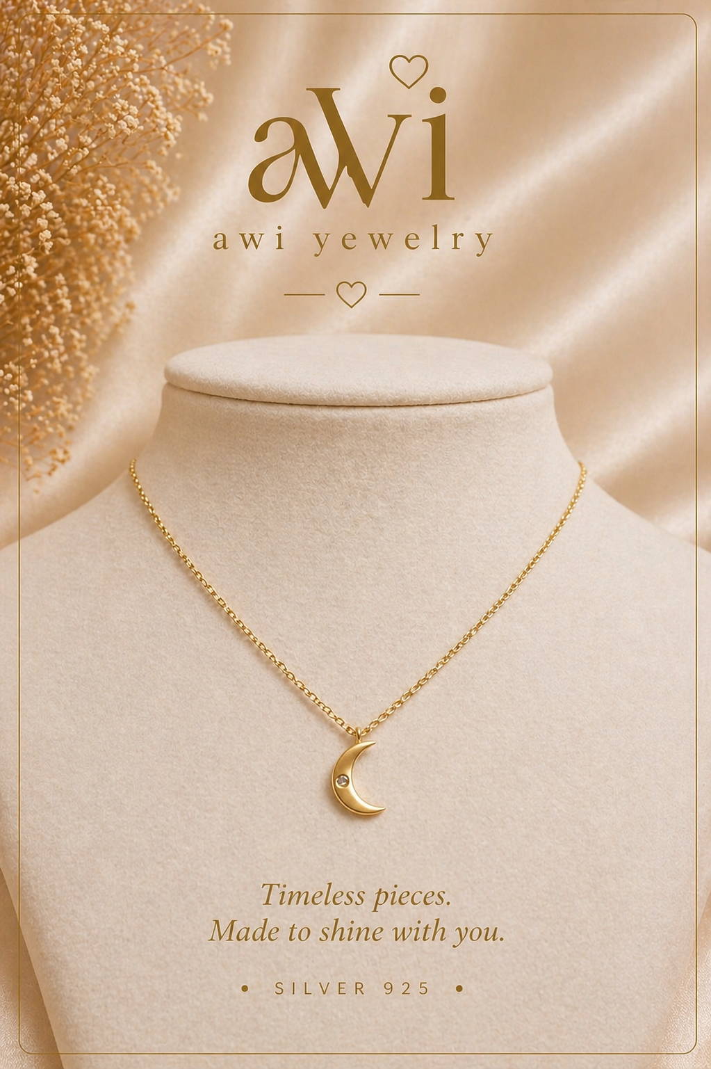 Golden Moonlight Necklace