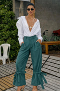 Emerald Grace Tie Pants