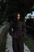 Mocha Chic Tailored Set