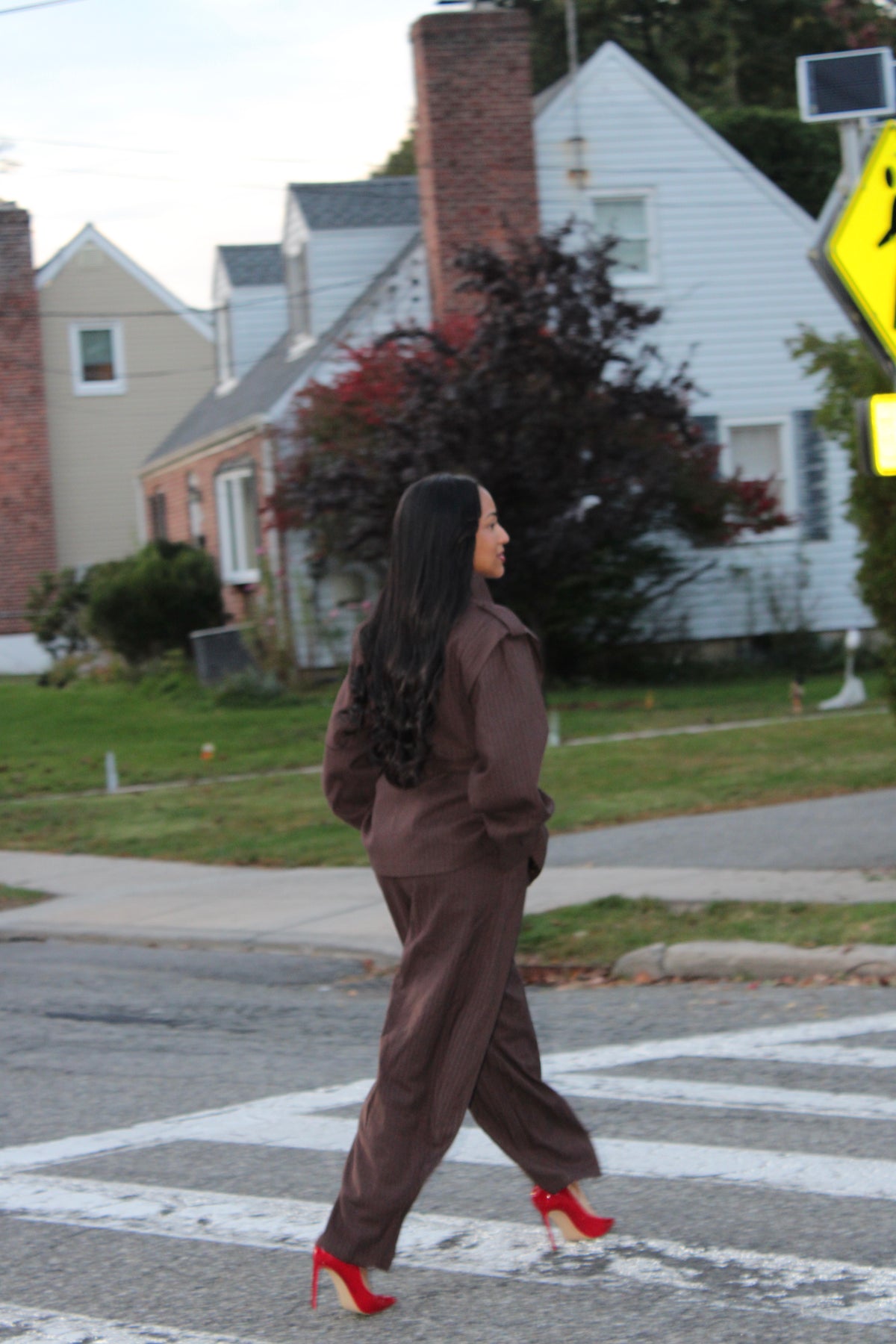 Mocha Chic Tailored Set