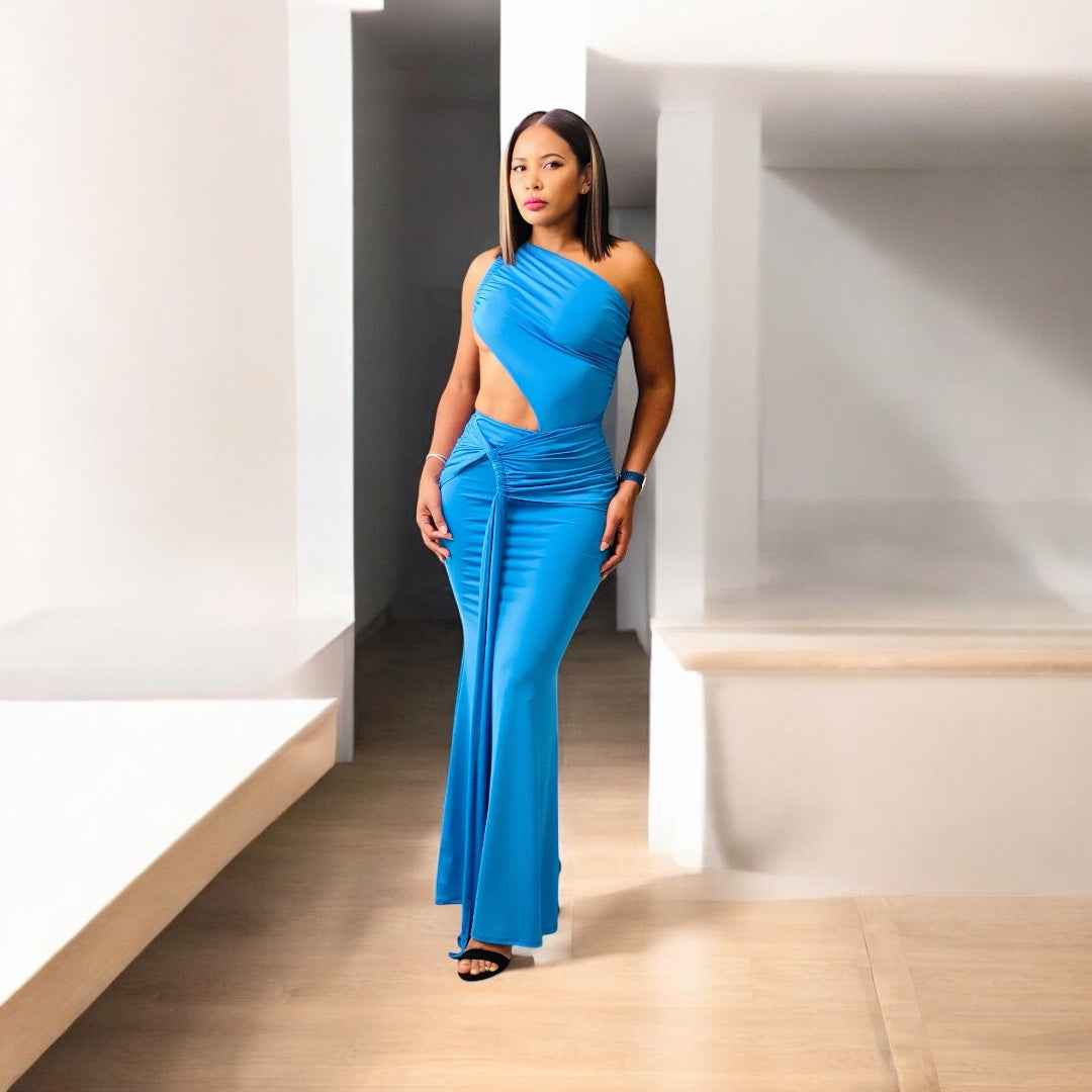 Afterglow Aura Ruched Maxi Dress image 4