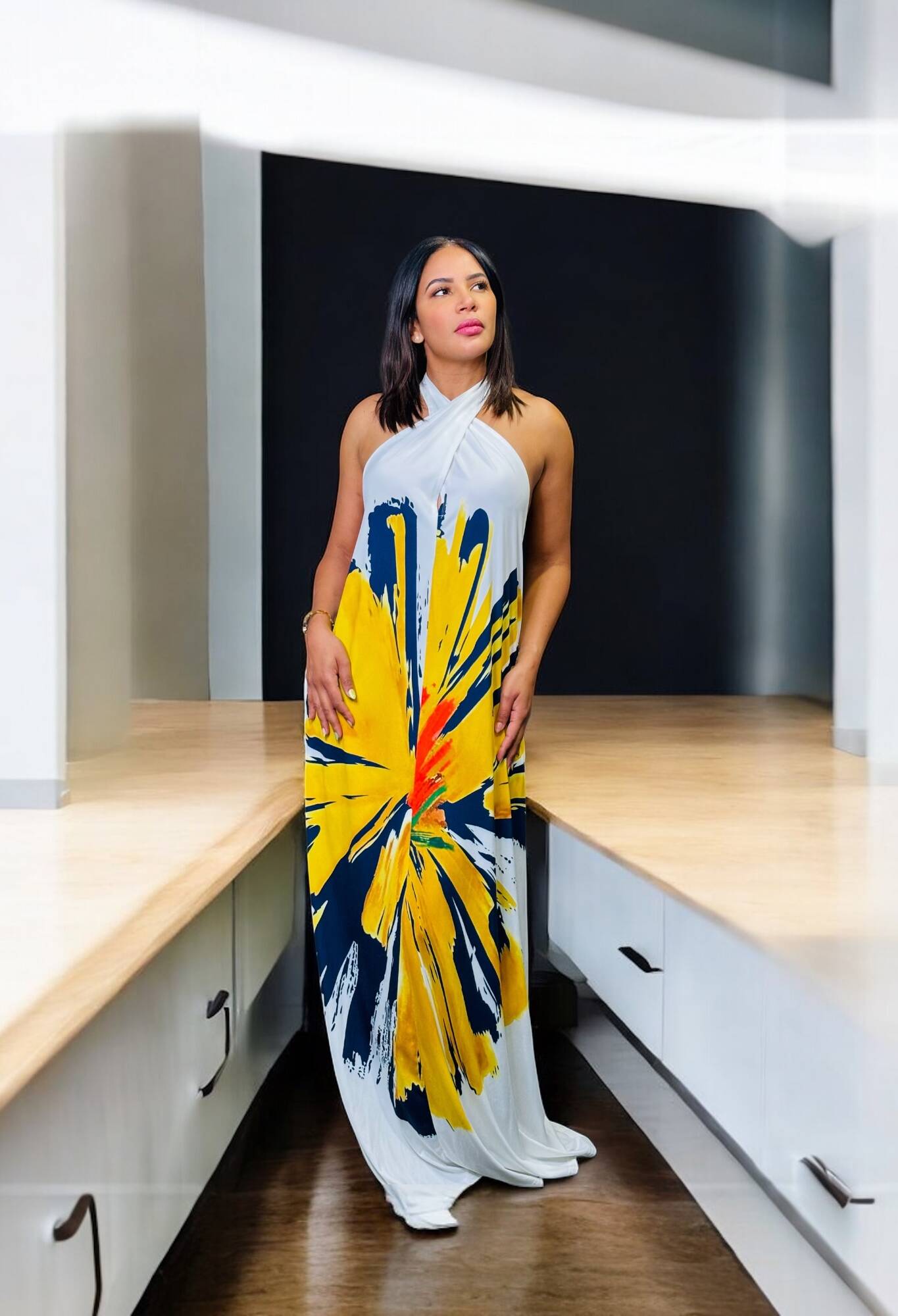 Sunburst Maxi Dress