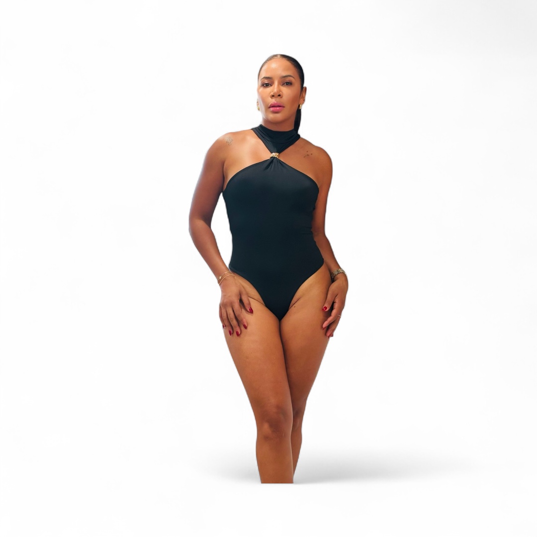 Noir Elegance Bodysuit - Image 2